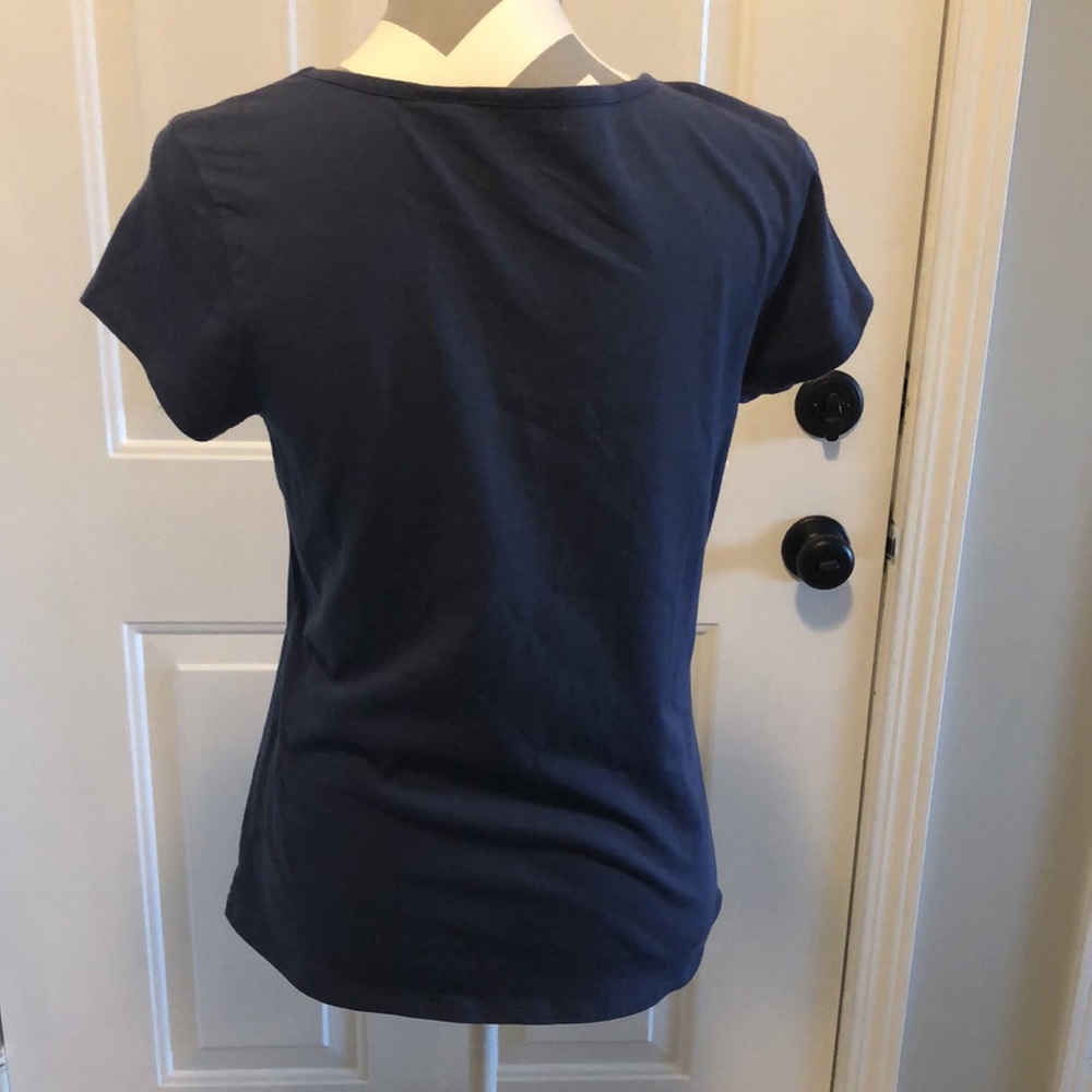 Liz Claiborne Embroidery Tee - Picture 3 of 7